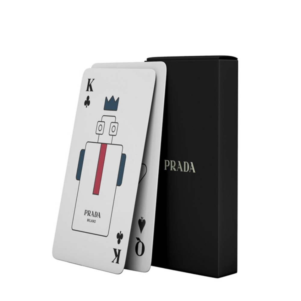 Prada playing cards